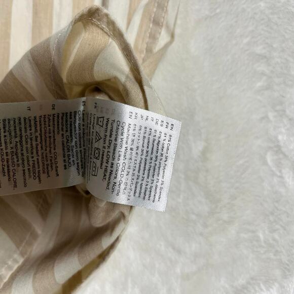 Brixton Cabana Button Up Men's L Short Sleeve Camp Shirt Beachy Cream Tan Summer - Picture 5 of 8